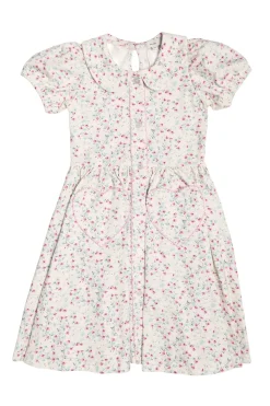 Mini Alayna Play Dress in Ivory Pansy Trellis