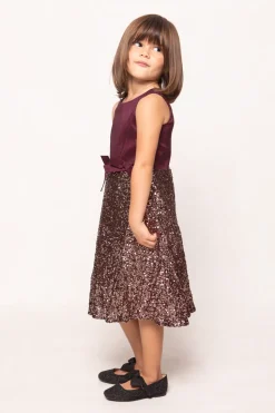 Mini Alexis Dress in Wine