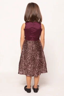 Mini Alexis Dress in Wine