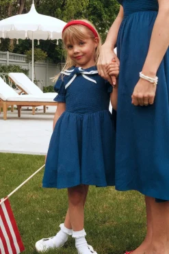 Mini Alice Dress in Navy