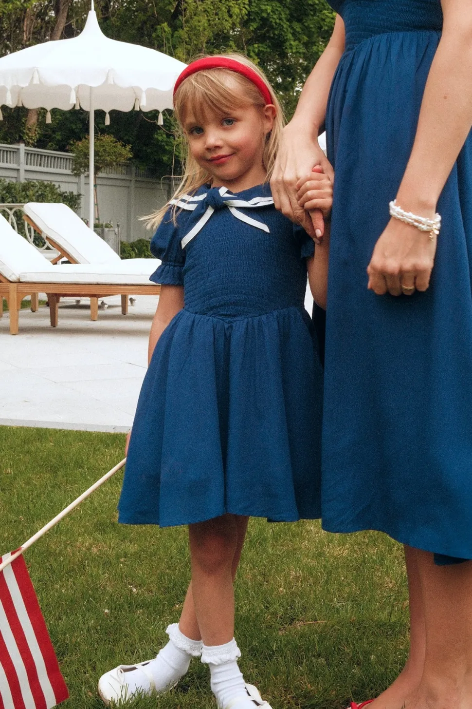 Mini Alice Dress in Navy