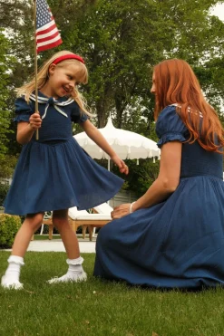 Mini Alice Dress in Navy
