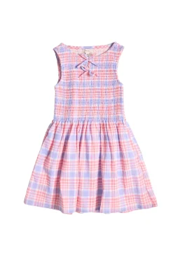 Mini Ana Dress in Blossom Plaid