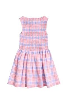 Mini Ana Dress in Blossom Plaid