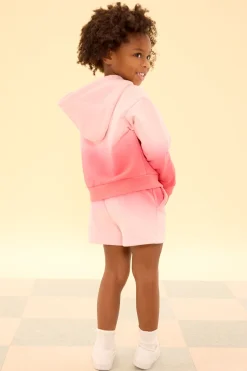 Mini Ash Sweatshorts in Pink Ombre
