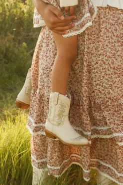 Mini Avery Boot in Cream