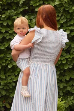 Mini Boys' James Shorts in Heritage Stripe