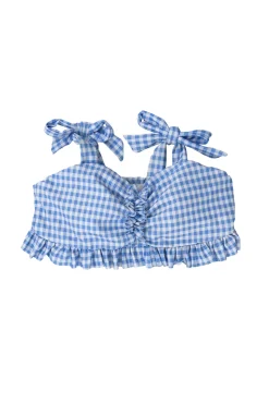 Mini Brandi Bandeau Top in Blakely Gingham