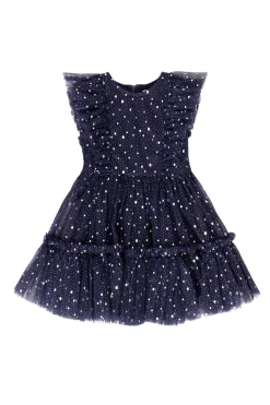 Mini Brynlee Dress in Sparkling Stars Navy