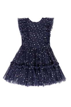 Mini Brynlee Dress in Sparkling Stars Navy