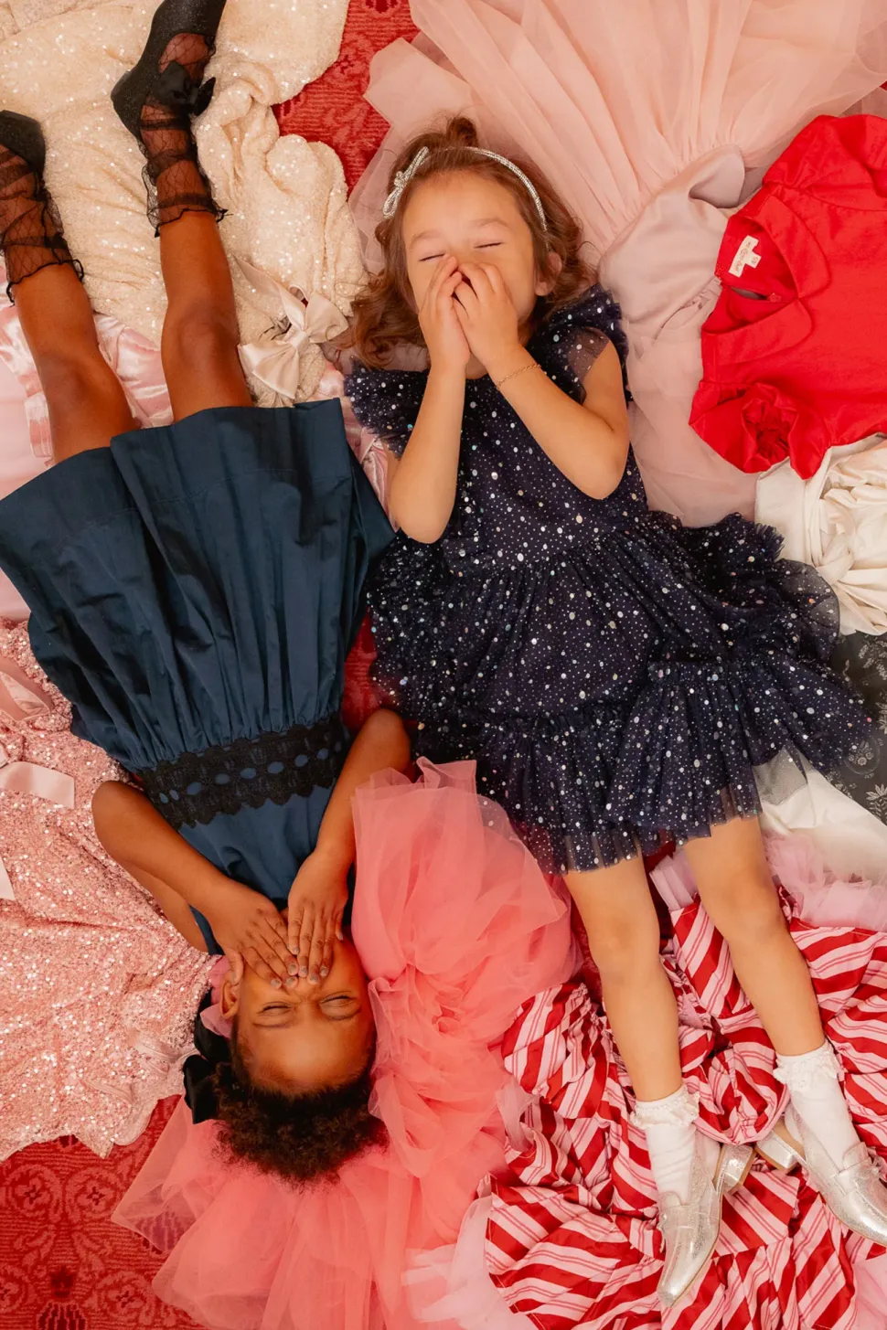Mini Brynlee Dress in Sparkling Stars Navy