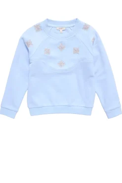 Mini Casey Crewneck Sweatshirt in Light Blue