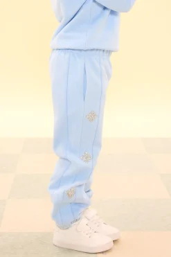 Mini Casey Jogger Sweatpants in Light Blue