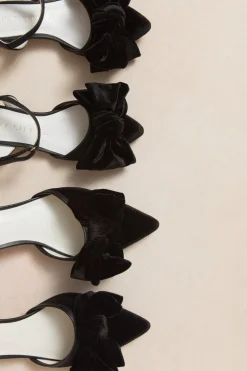 Mini Eloise Bow Heel in Black
