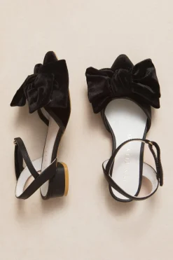 Mini Eloise Bow Heel in Black