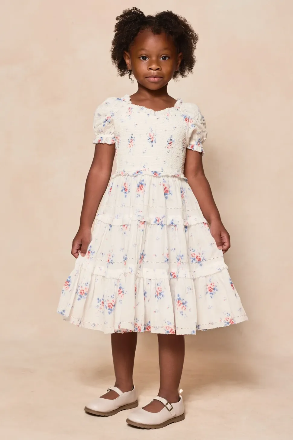 Mini Emily Dress in Heritage Soft Ditsy Floral