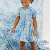 Mini Flynn Dress in Aquarelle Fleur