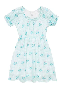Mini Jessie Dress in Bloom Gingham