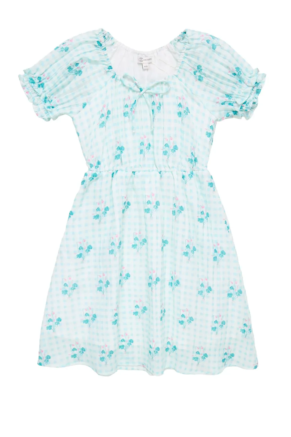 Mini Jessie Dress in Bloom Gingham