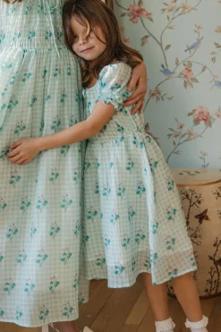 Mini Jessie Dress in Bloom Gingham