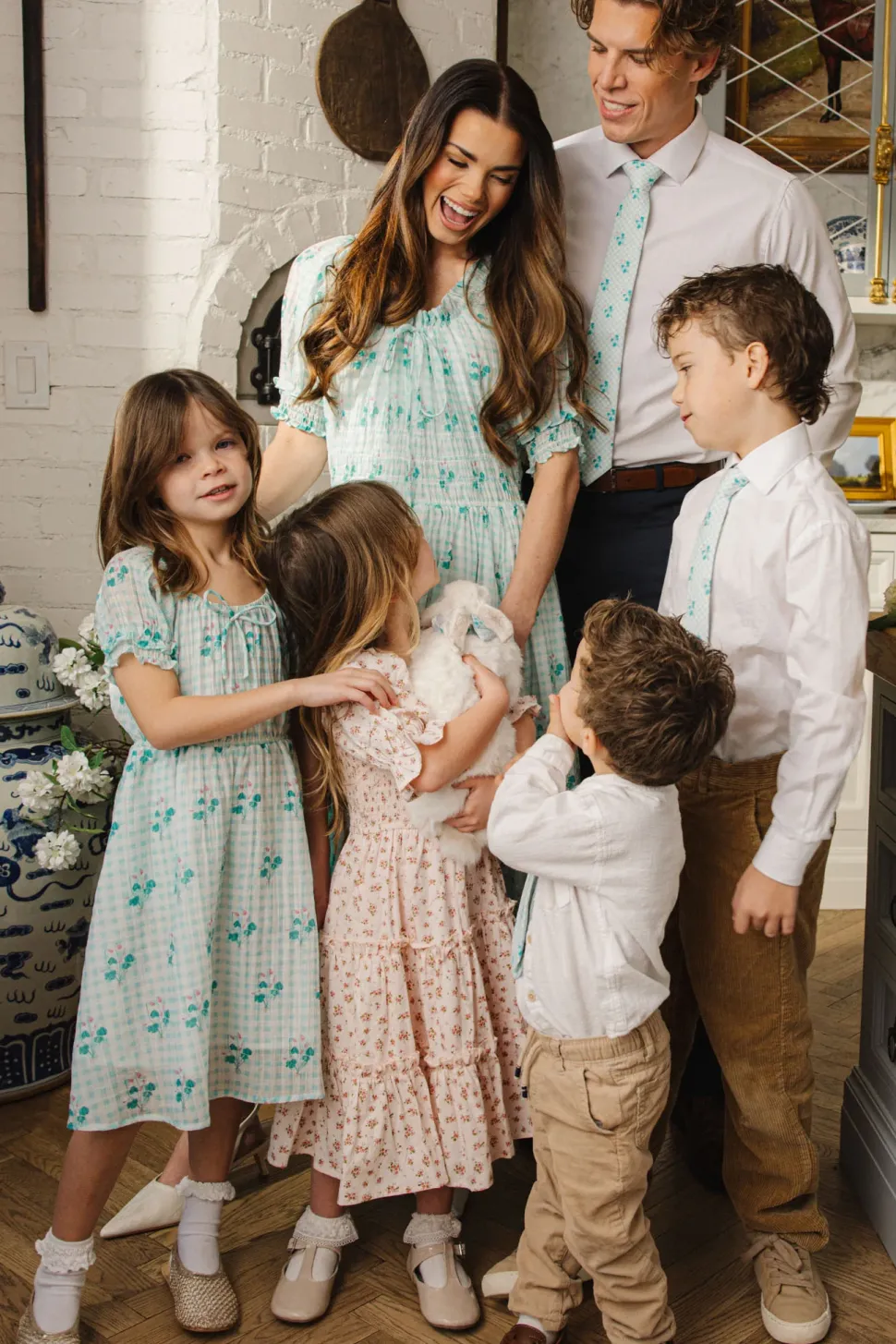 Mini Jessie Dress in Bloom Gingham