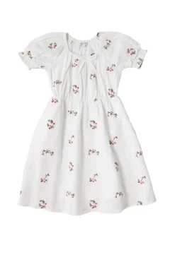 Mini Jessie Dress in Ditsy Embroidery
