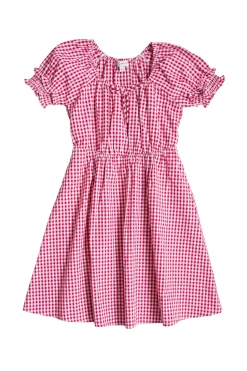 Mini Jessie Dress in Red Gingham
