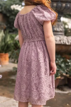 Mini Kiara Dress in Hyssop Lace