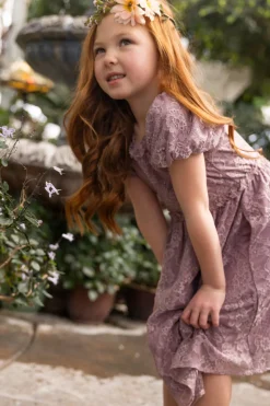 Mini Kiara Dress in Hyssop Lace