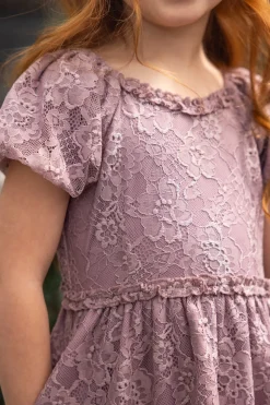 Mini Kiara Dress in Hyssop Lace