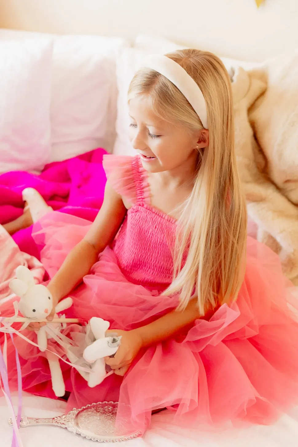 Mini Liza Dress in Pink