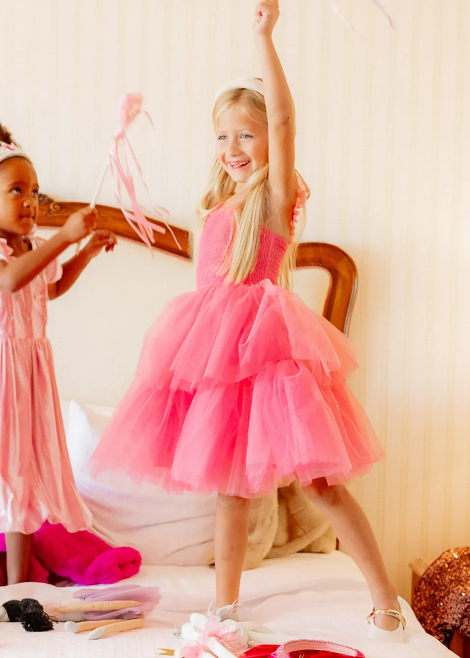 Mini Liza Dress in Pink