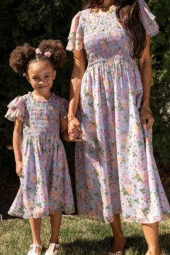 Mini Lottie Dress in Vibrant English Garden