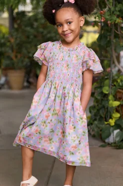 Mini Lottie Dress in Vibrant English Garden