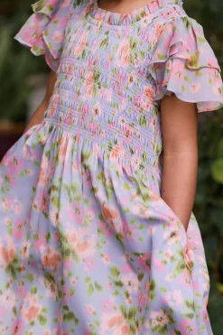 Mini Lottie Dress in Vibrant English Garden