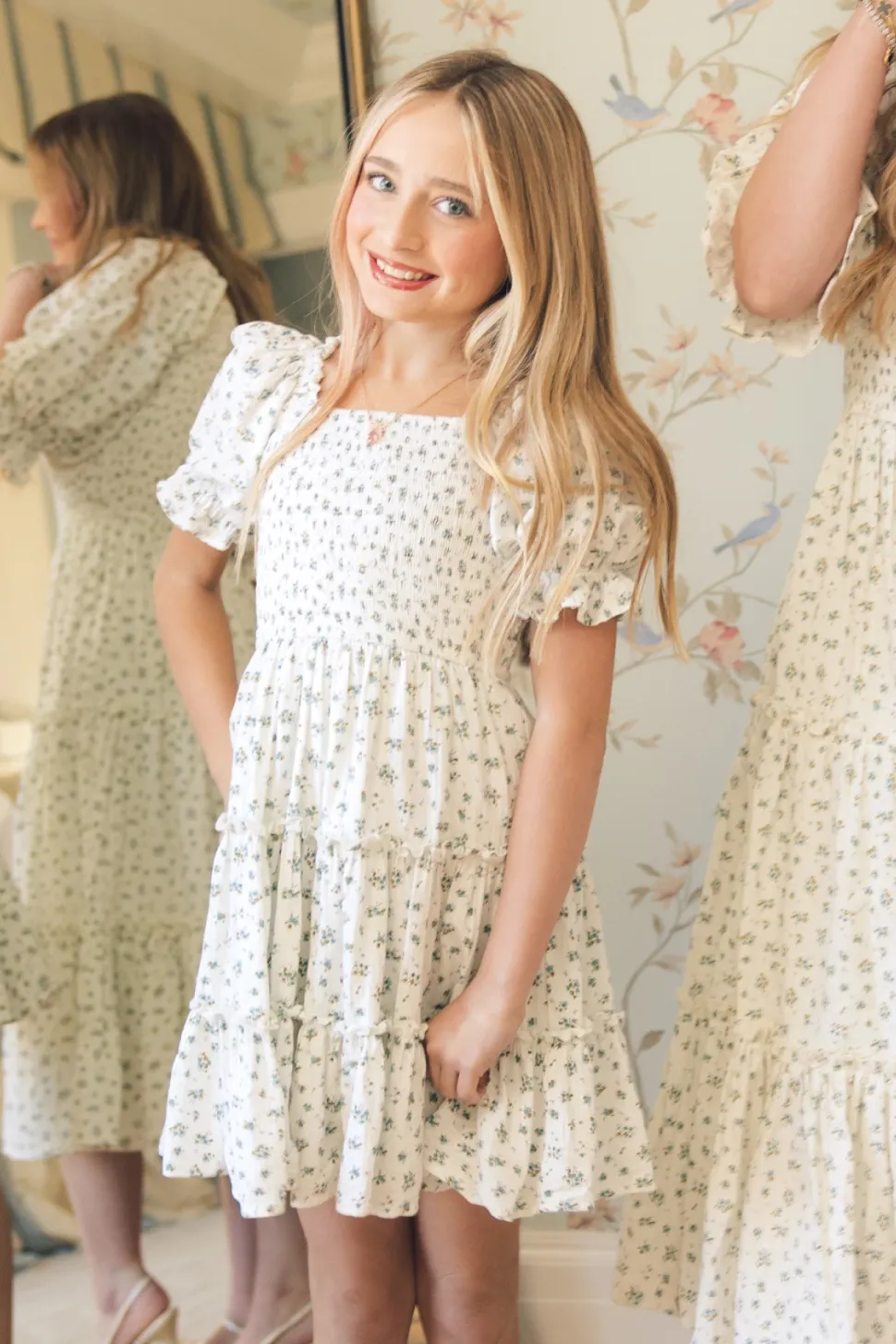 Mini Madeline Dress in Blue