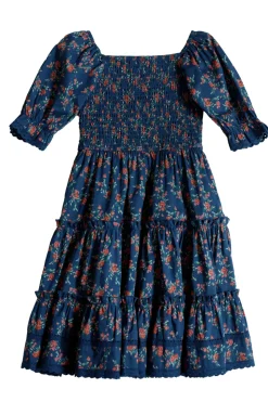 Mini Madeline Dress in Midnight Vibrant Chintz
