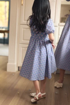 Mini Mariah Dress in Linear Print