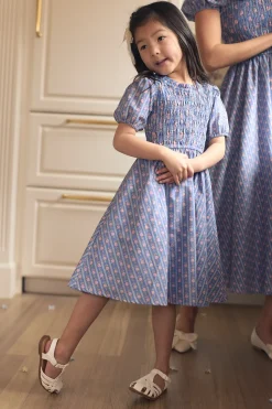 Mini Mariah Dress in Linear Print