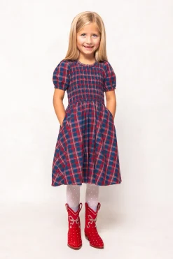 Mini Mariah Dress in Mariner Tartan
