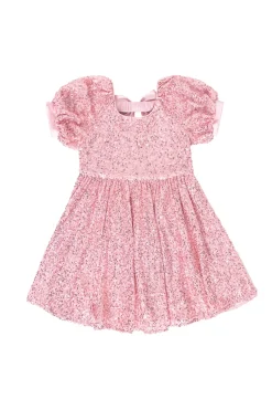 Mini Marisol Dress in Pink Sequin