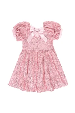 Mini Marisol Dress in Pink Sequin