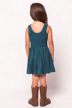 Mini Marlow Dress in Teal