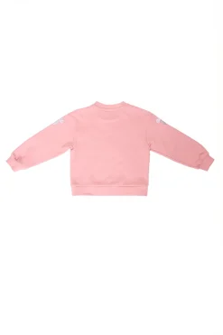 Mini Micah Crew Neck Sweatshirt in Pink & Bows