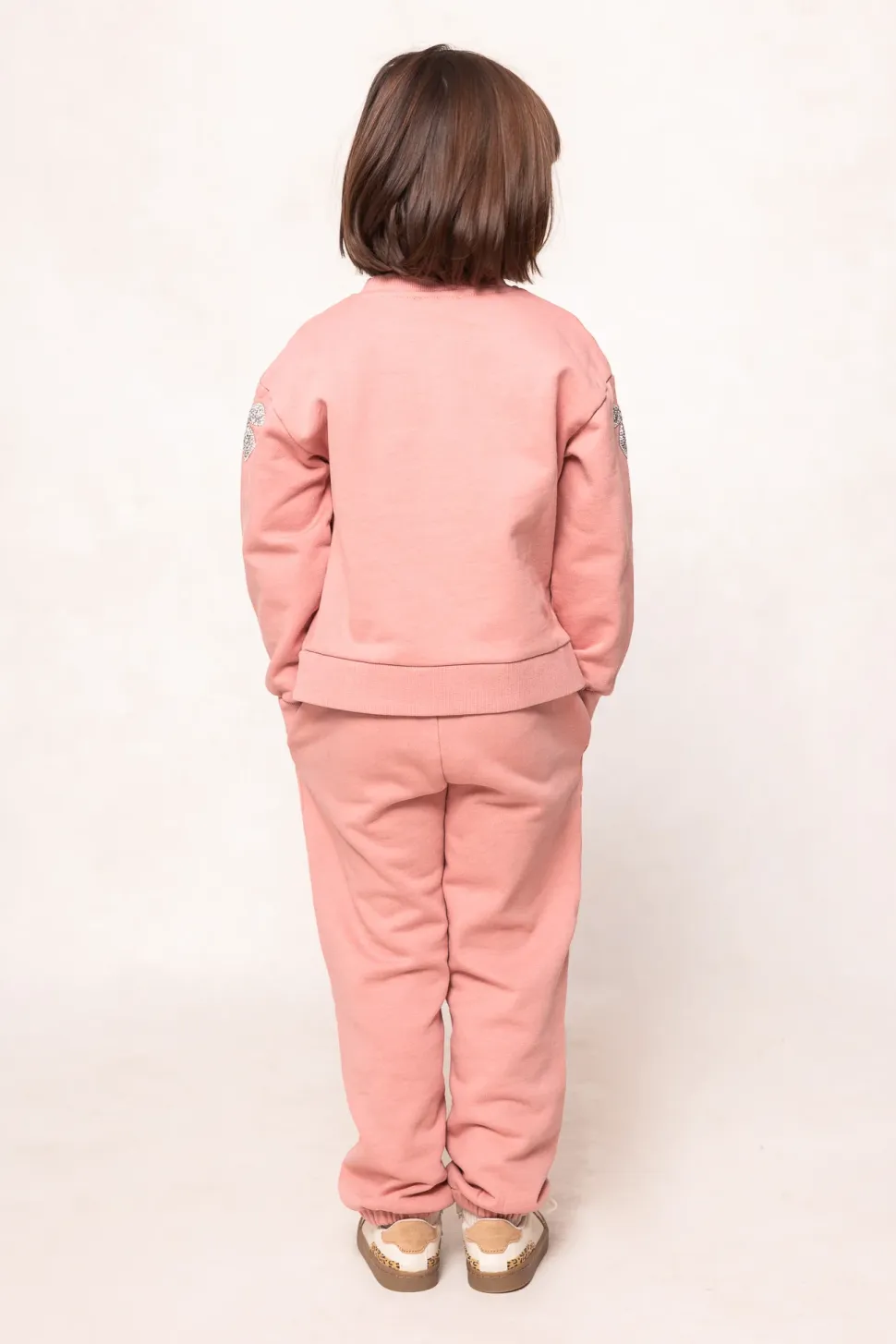 Mini Micah Jogger Sweatpants in Pink