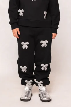 Mini Micah Jogger Sweatpants in Black