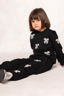 Mini Micah Jogger Sweatpants in Black