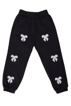 Mini Micah Jogger Sweatpants in Black