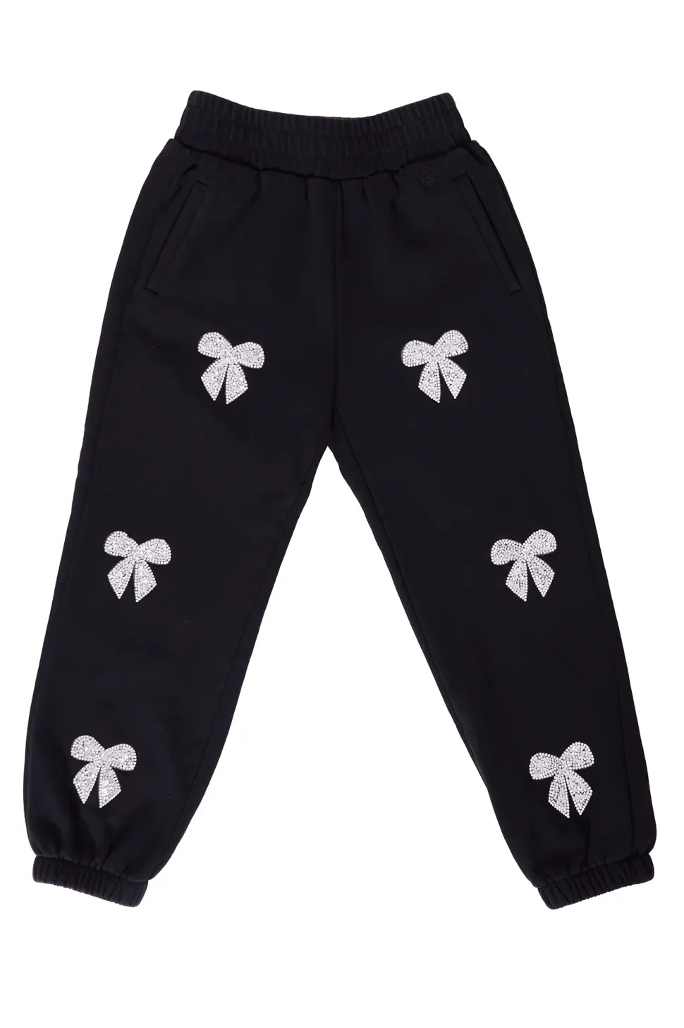 Mini Micah Jogger Sweatpants in Black