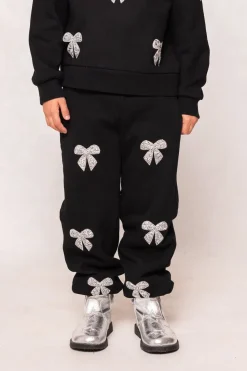 Mini Micah Jogger Sweatpants in Black